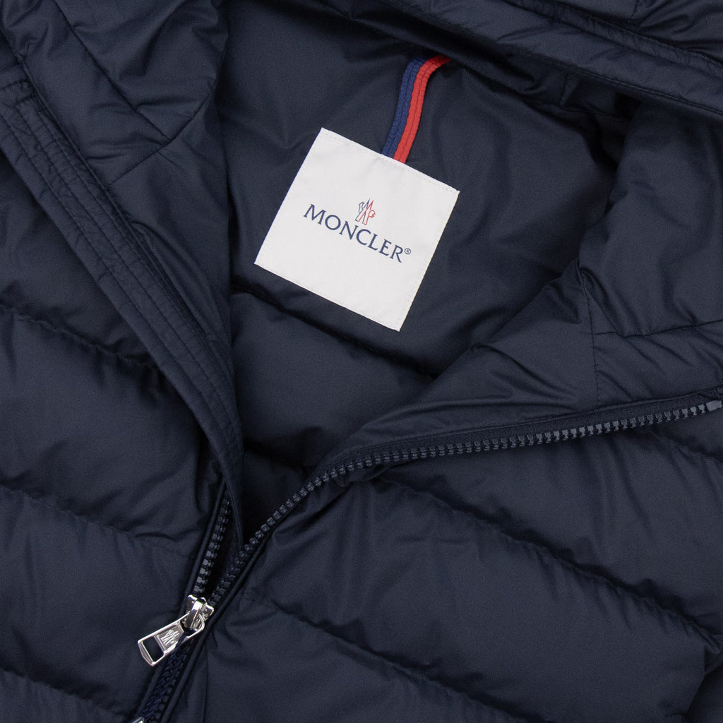 Moncler Vermeille Hooded Short Down Jacket NAVY 779
