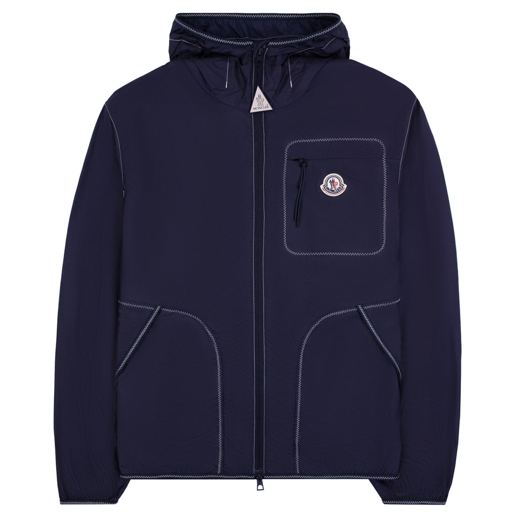 Moncler Terche Hooded Windbreaker Navy 77B