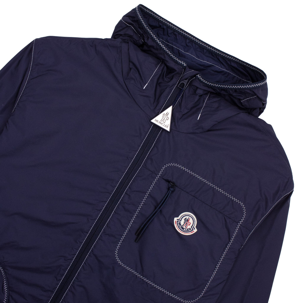 Moncler Terche Hooded Windbreaker Navy 77B