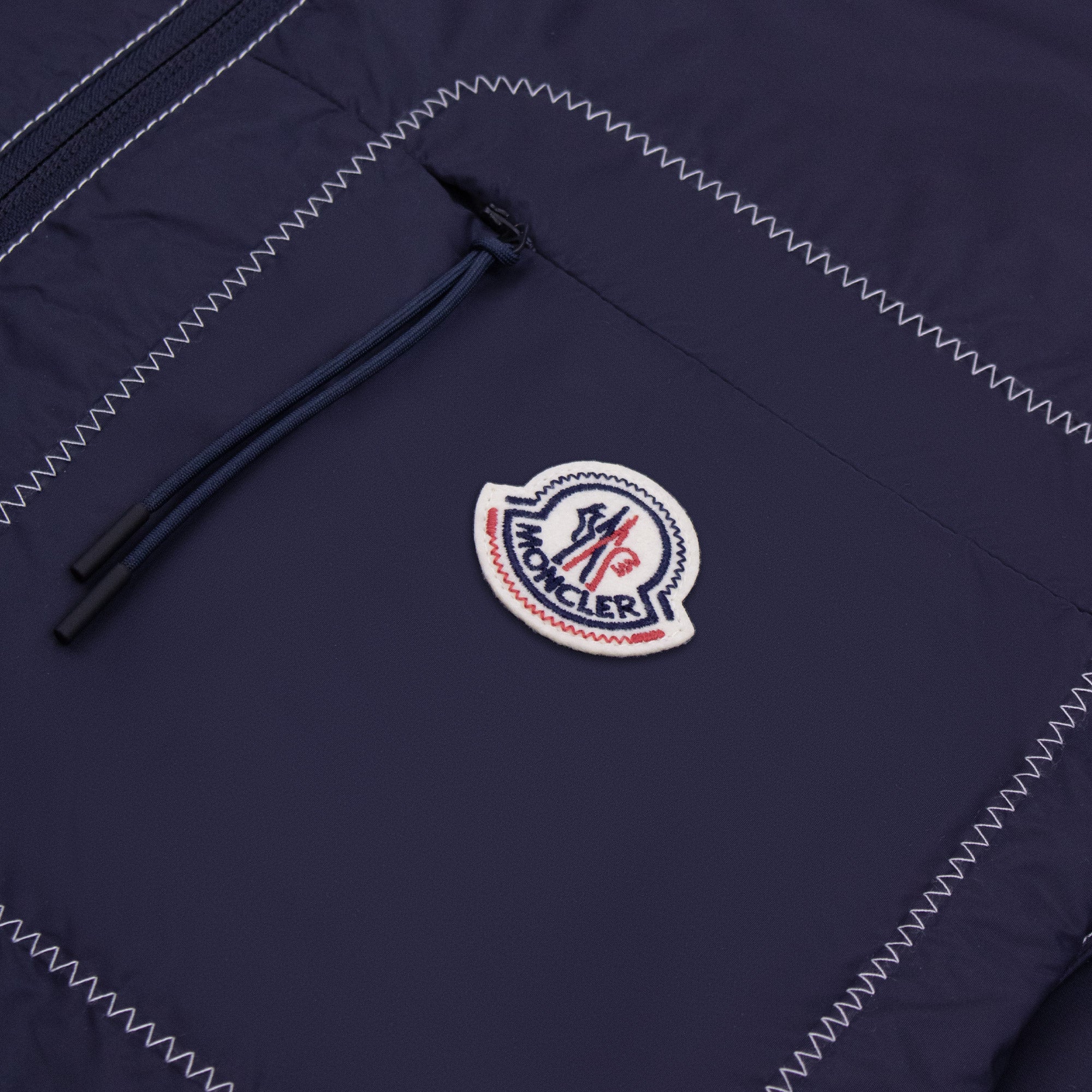 Moncler Terche Hooded Windbreaker Navy 77B