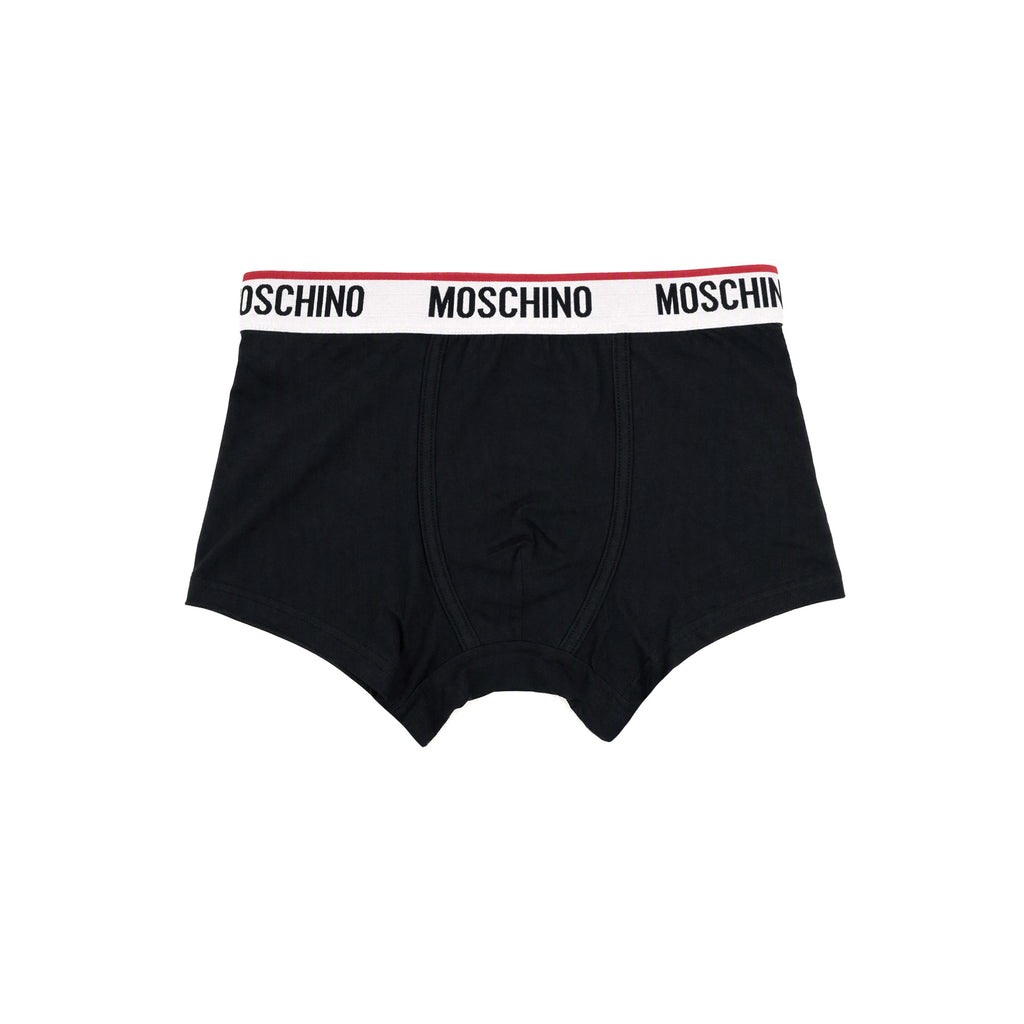 Moschino Underwear Waist Band Logo Boxer Shorts BLACK 0555