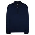 Hugo Boss H-Peduzzi Long Sleeve Zip Polo Navy 404