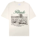 Rhude Virgin Island Script Printed Tee Vintage White