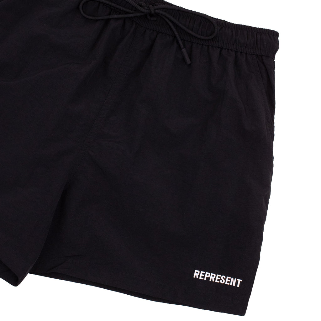 Represent Represent Swim Shorts Jet Black