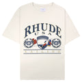 Rhude USA Sailing Icon Tee Vintage White