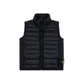 Stone Island Junior G100002 Loom Woven Down Gilet BLACK V0029