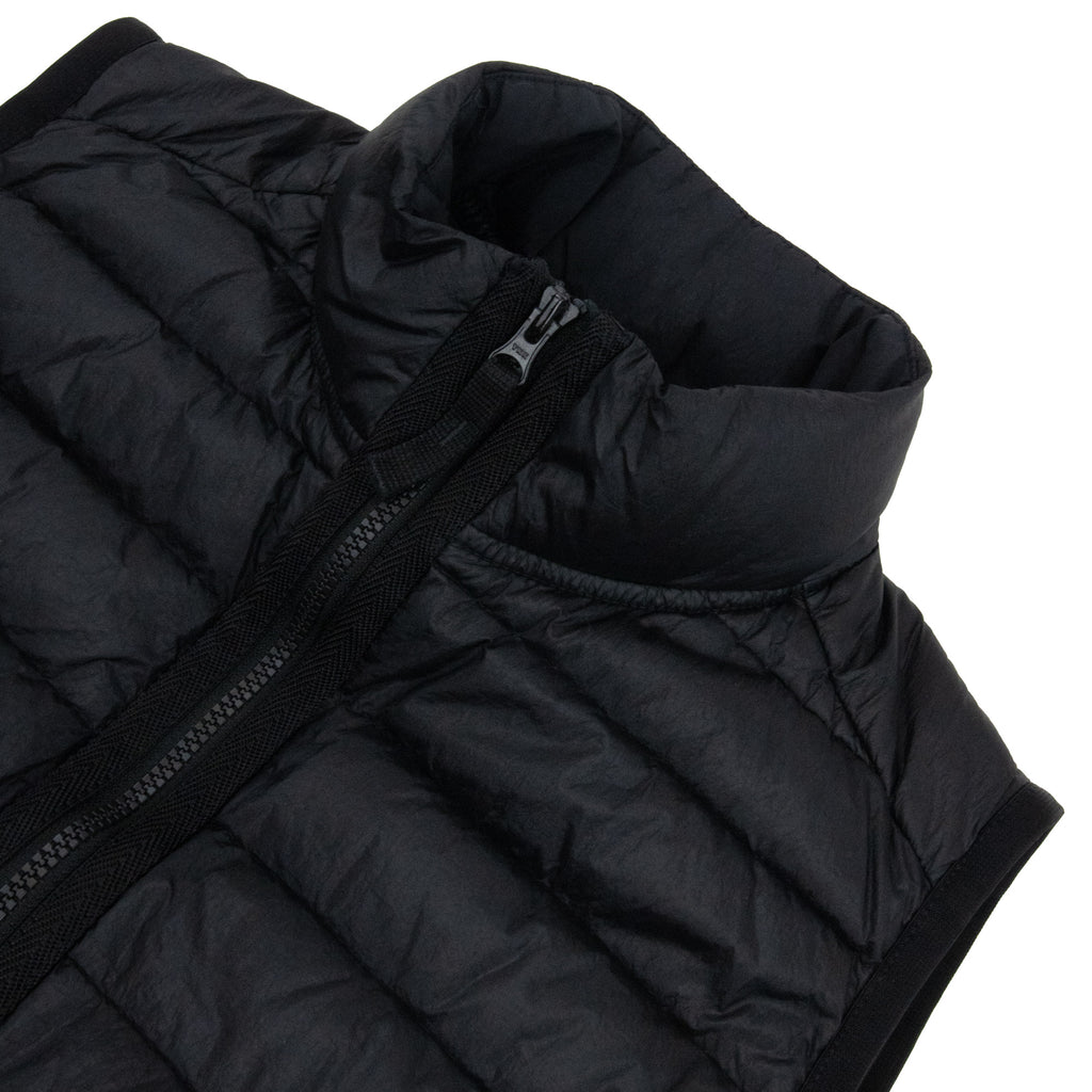 Stone Island Junior G100002 Loom Woven Down Gilet BLACK V0029