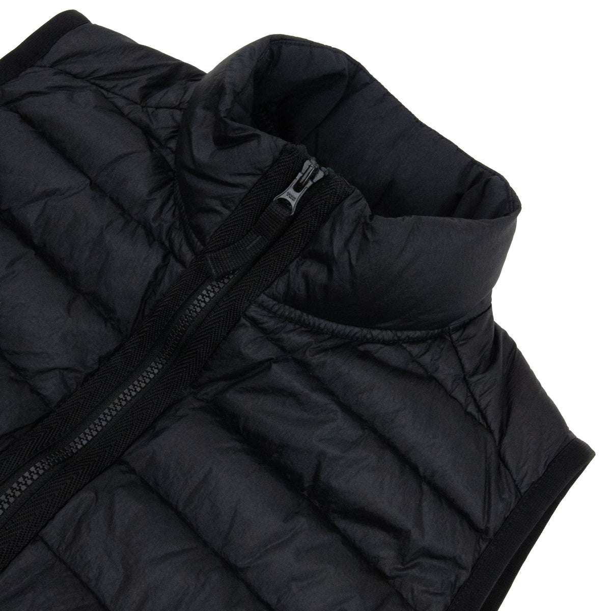 Stone Island Junior G100002 Loom Woven Down Gilet BLACK V0029
