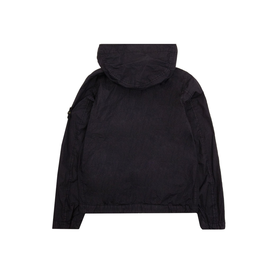 Stone Island Junior 4100003 Crinkle Reps Jacket Black V0029