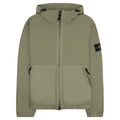 Stone Island 4100053 Nylon Panama TC Hooded Jacket Military Green V005G