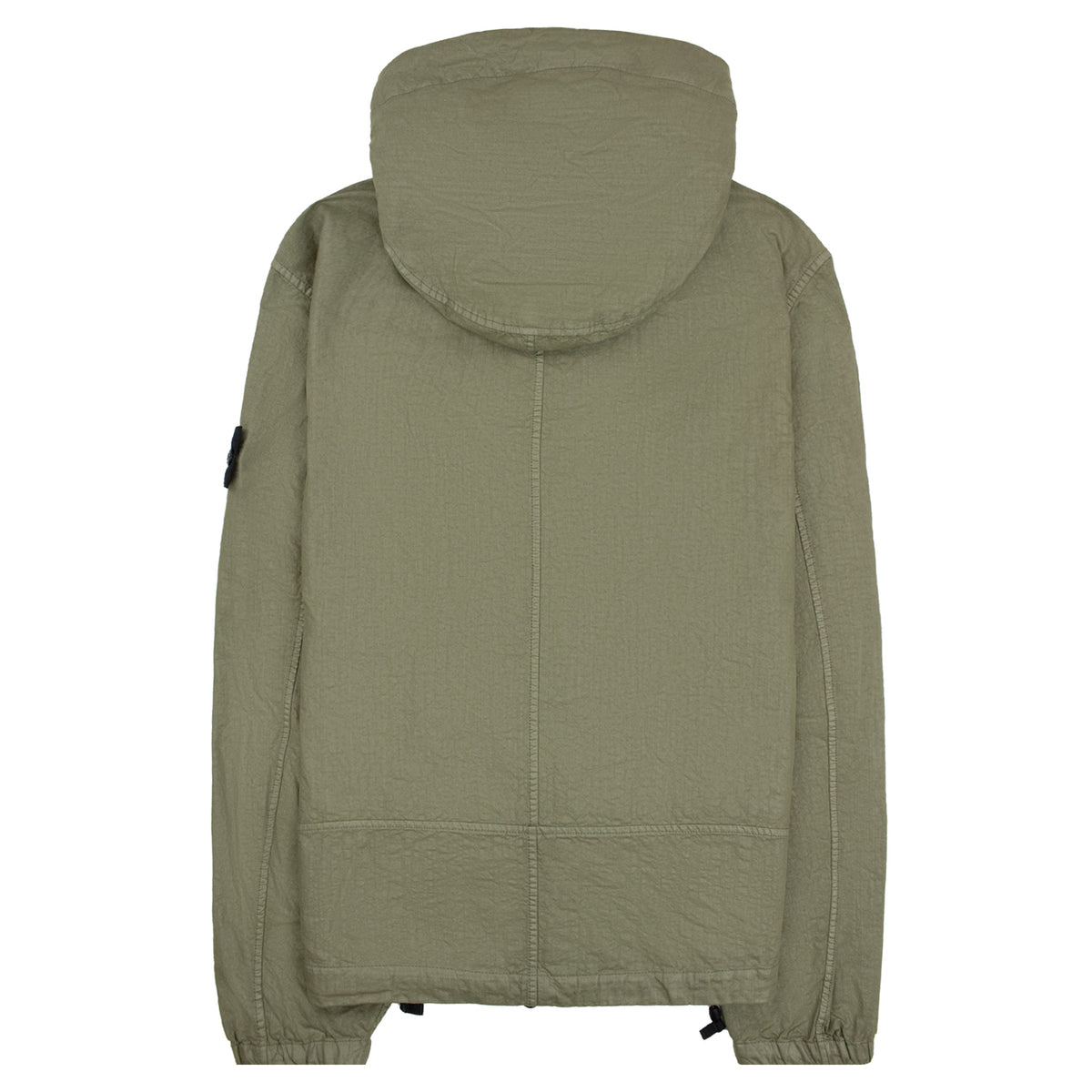 Stone Island 4100053 Nylon Panama TC Hooded Jacket Military Green V005G