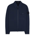 Stone Island 1200011 Cotton Canvas Ghost Overshirt NAVY V0020