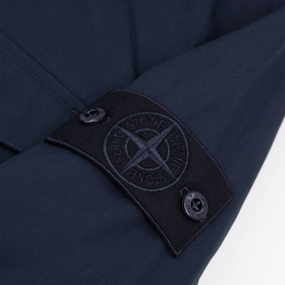 Stone Island 1200011 Cotton Canvas Ghost Overshirt NAVY V0020