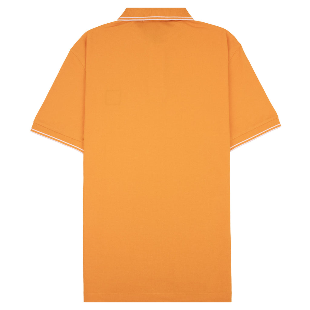 Stone Island Tip Polo SS Orange/White