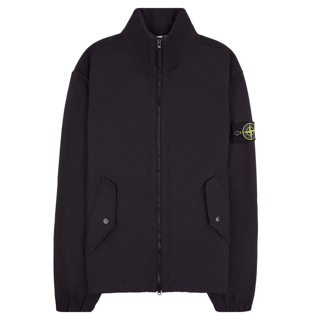 Stone Island 4100022 Light Soft Shell Water Wind Resistant Jacket BLACK V0029