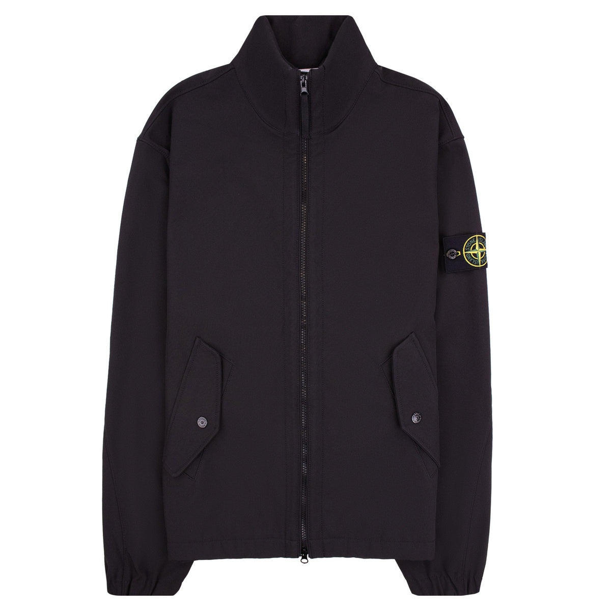 Stone Island 4100022 Light Soft Shell Water Wind Resistant Jacket BLACK V0029