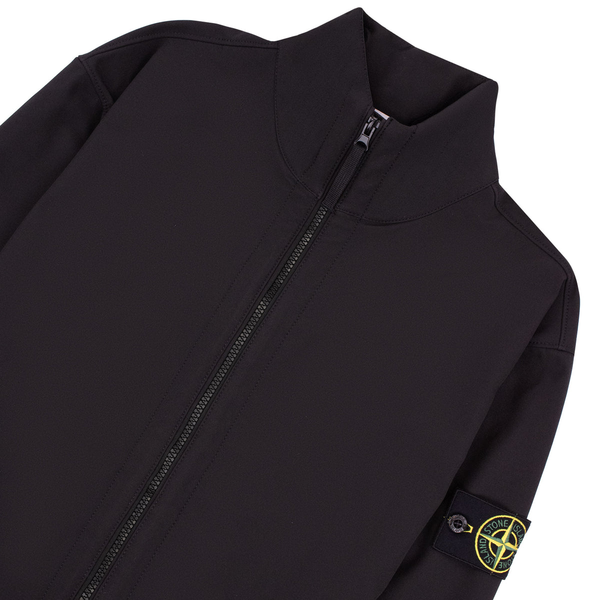 Stone Island 4100022 Light Soft Shell Water Wind Resistant Jacket BLACK V0029