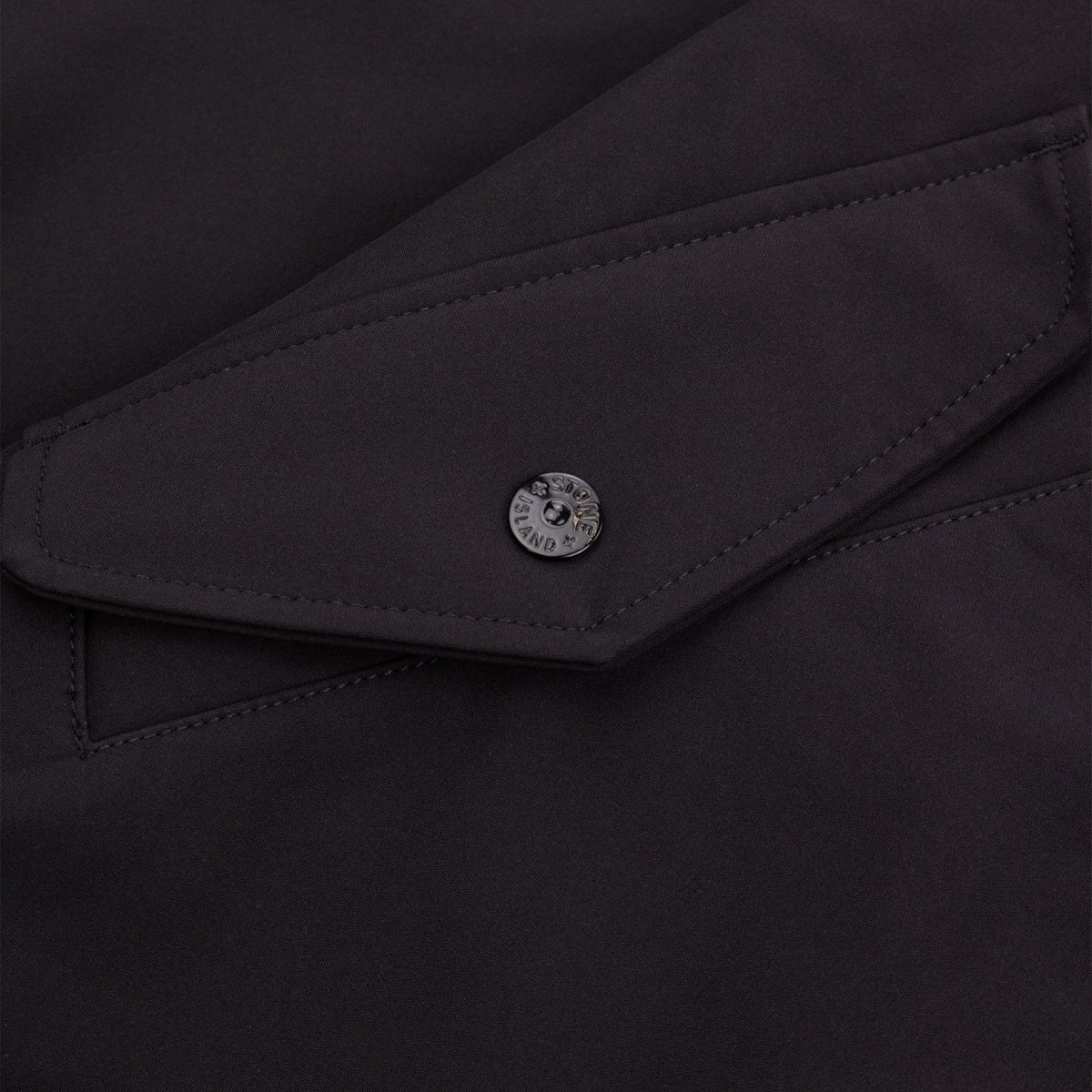 Stone Island 4100022 Light Soft Shell Water Wind Resistant Jacket BLACK V0029