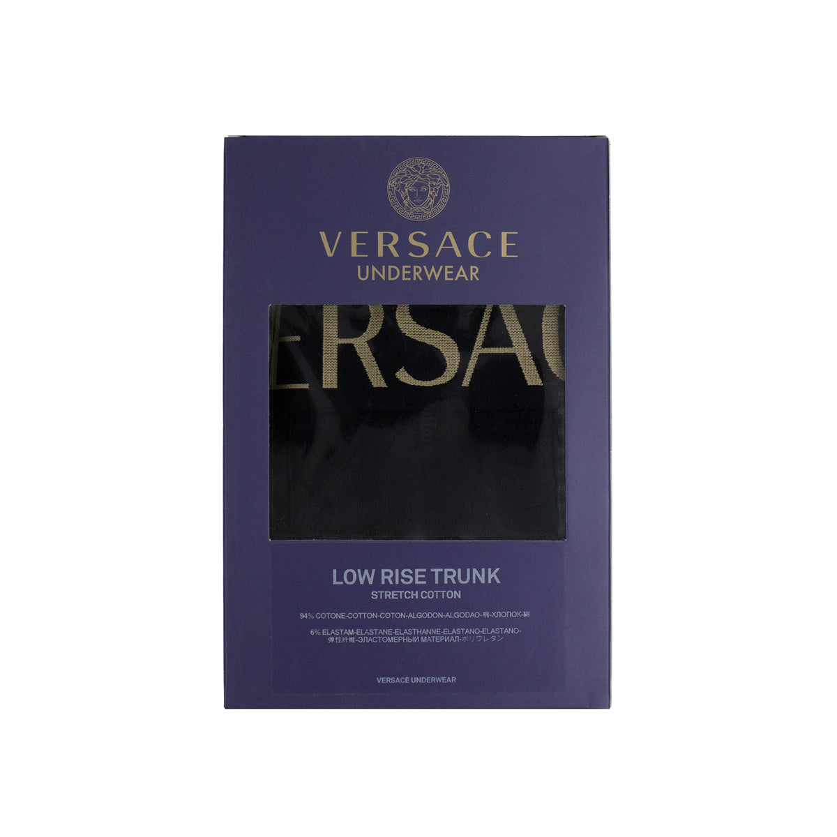 Versace Underwear Boxer Trunk BLACK