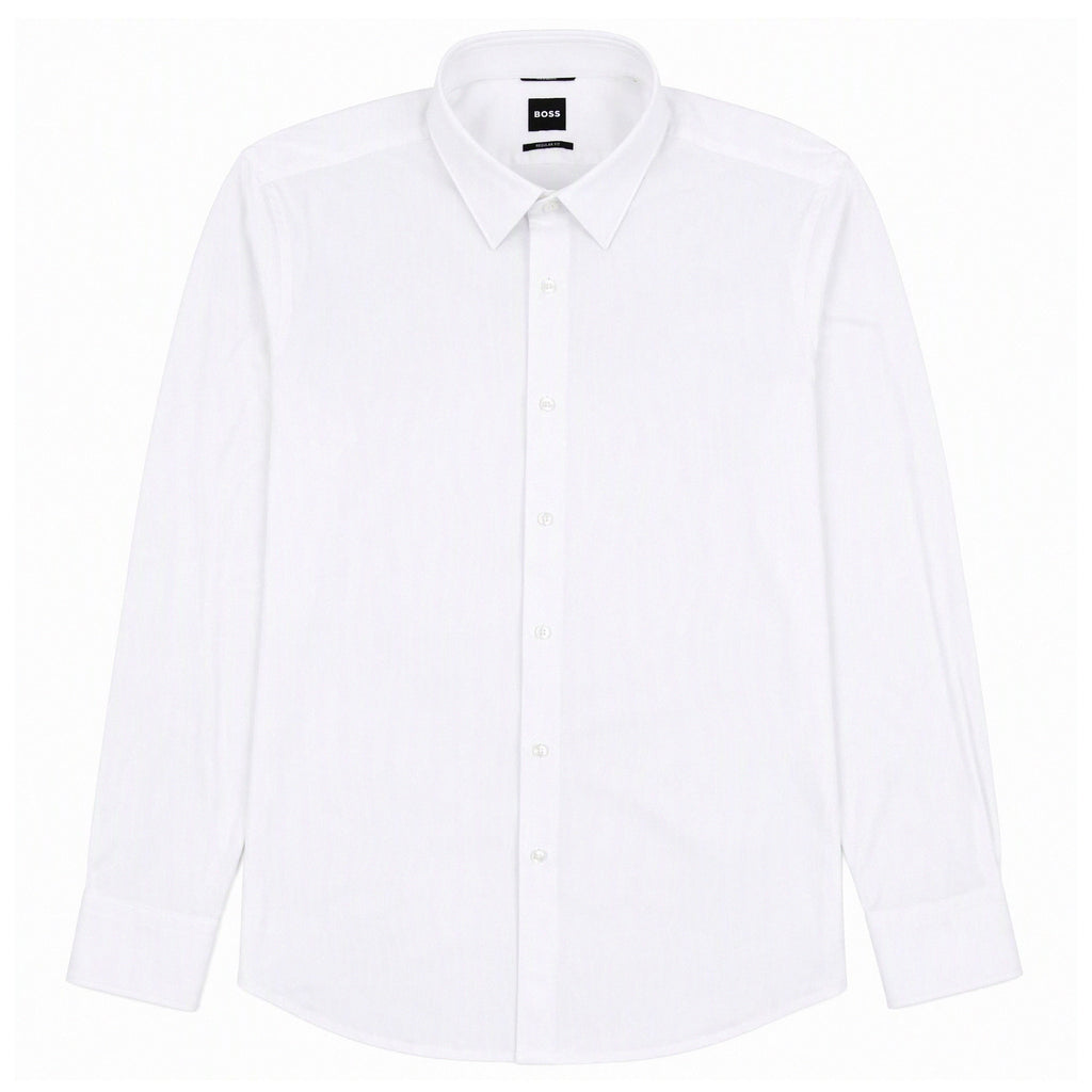 Hugo Boss Regular Fit Performance Stretch Shirt WHITE 100