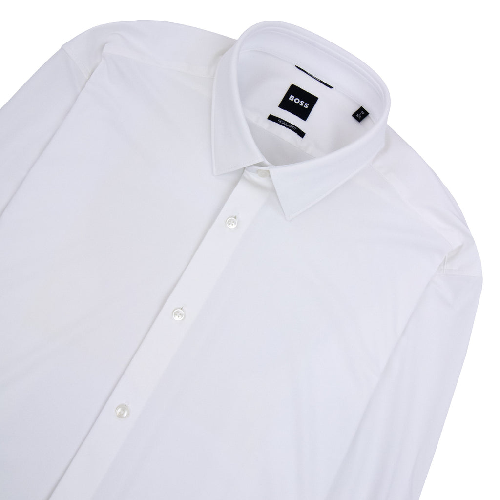 Hugo Boss Regular Fit Performance Stretch Shirt WHITE 100