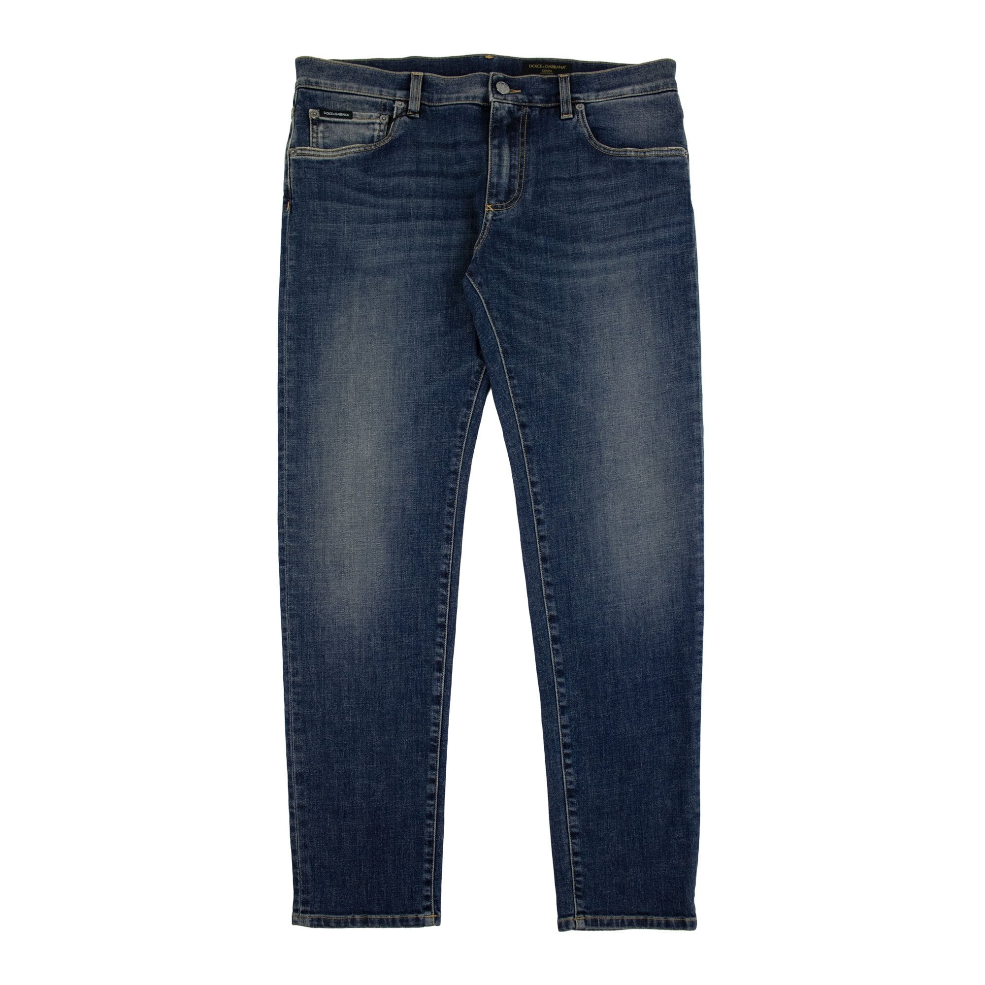 Jean Dolce & Gabbana Gris Délavé - Taille IT50/W36/L (94cm De Tour) - Neuf Avec étiquettes, Coton Denim