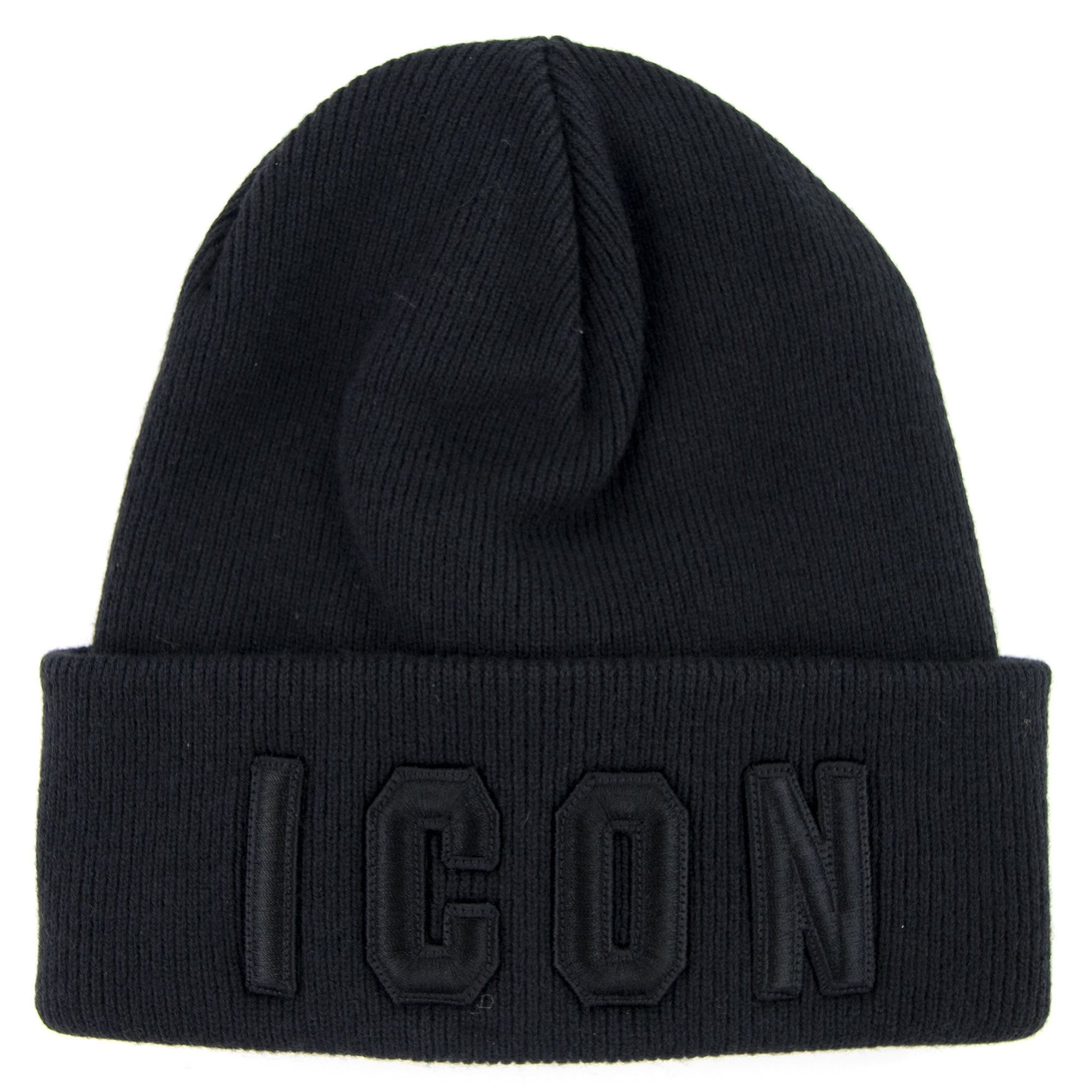 Dsquared2 Icon Beanie Hat Black/black | ONU