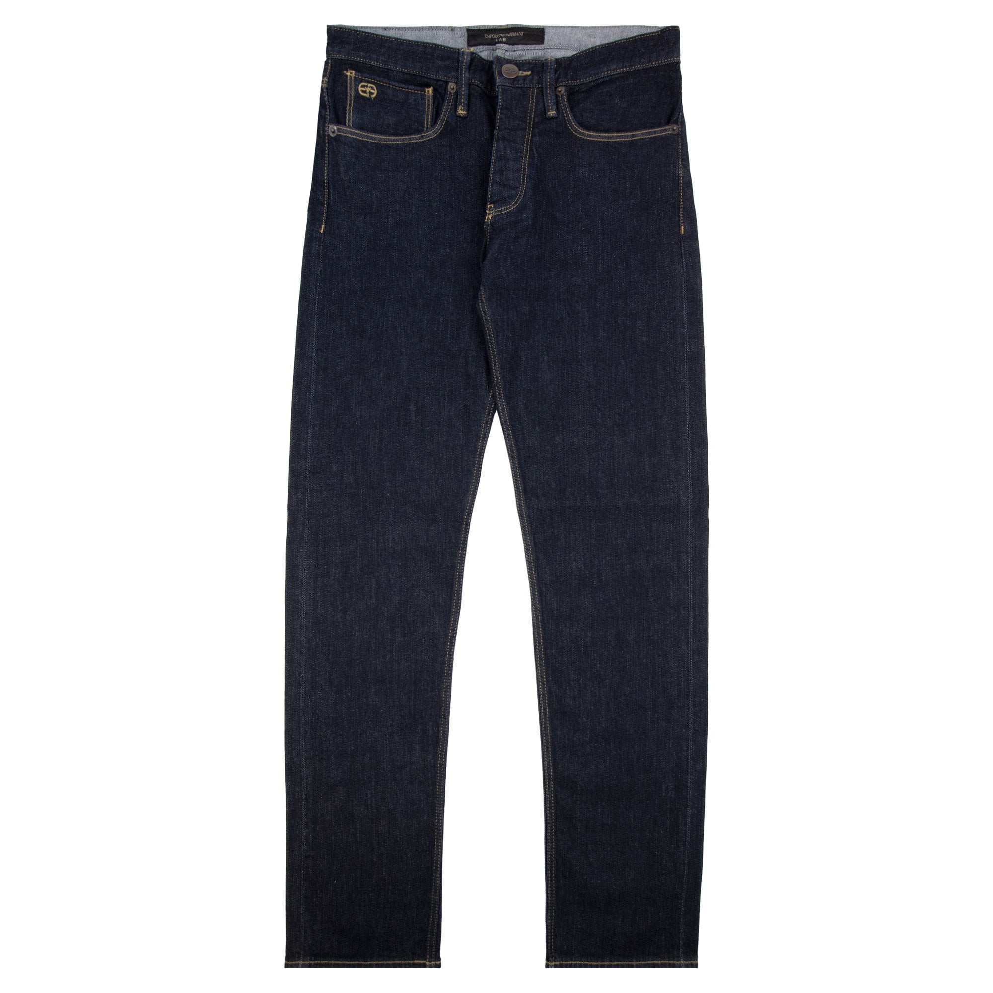 Emporio Armani J75 Selvedge Gold Lab Edition Jeans Denim Blue 0941